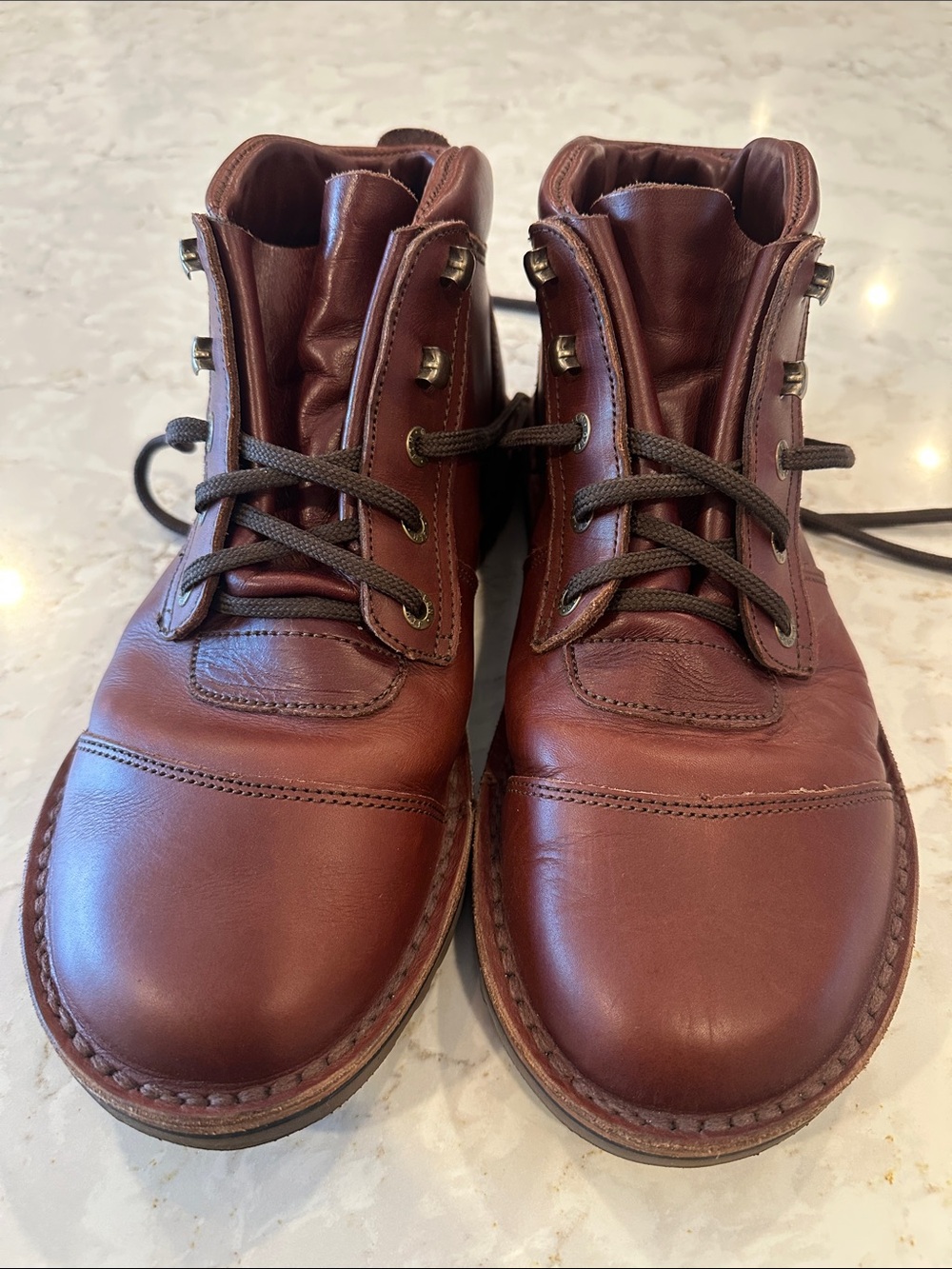 Jim green barefoot African Ranger US 12.5 walnut veg-tan - Picture 9 of 12